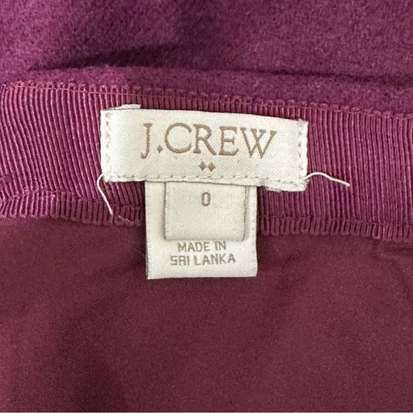 Jcrew Wool Mini Skirt Magenta - Picture 3 of 4